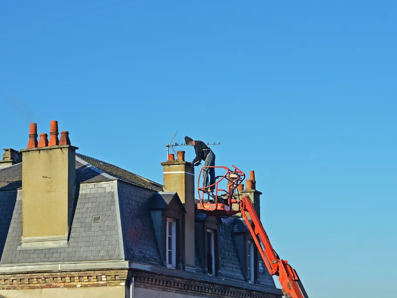 demoussage toiture plesder