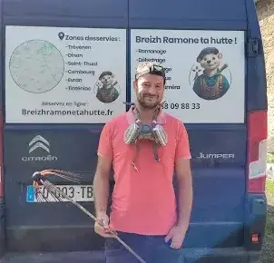 pose insert cheminée Saint Domineuc-1