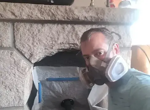 pose insert cheminée à Saint Domineuc - image 2