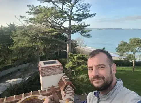 pose insert cheminée Saint Thual-1